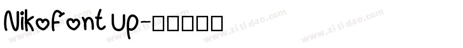 NikoFont Up字体转换